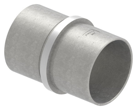 Steckverbinder V2A für Rohr 48,3 x 2,5 mm mit Mittelsteg | Artikel 11.3375.4