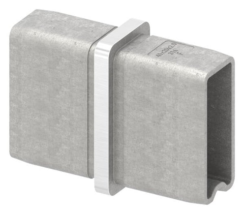 Steckverbinder V4A für Rohr 40x20x2 mm gerade | Artikel 88.1110104020