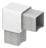 Steckverbinder V4A für Rohr 40x40x3,0 mm 90° | Artikel 88.1110124040.3