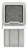 Steckverbinder V4A für Rohr 40x40x3,0 mm 90° – Ansicht 2 | Artikel 88.1110124040.3