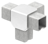 T-Eckstück V4A für Rohr 30x30x2 mm zum Stecken – Ansicht 4 | Artikel 88.1110153030