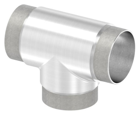 T-Stück V2A für Rohr Ø 60,3 x 2,0 mm egal zum Stecken | Artikel 11.3678.4