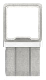 T-Verbinder V2A für Rohr 40x40x2,0 mm zum Stecken – Ansicht 2 | Artikel 88.1110134040.V2A