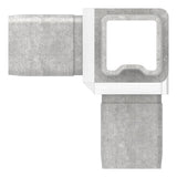T-Verbinder V4A für Rohr 25 x 25 x 2 mm zum Stecken – Ansicht 3 | Artikel 88.1110152525