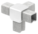 T-Verbinder V4A für Rohr 25 x 25 x 2 mm zum Stecken – Ansicht 4 | Artikel 88.1110152525