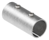 Verbindungshülse V2A für Rohr Ø 33,7 x 2,5 mm L 65 mm mit Klemmschrauben | Artikel 11.3381.4