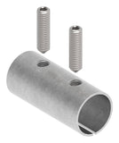 Verbindungshülse V2A für Rohr Ø 33,7 x 2,5 mm L 65 mm mit Klemmschrauben – Ansicht 4 | Artikel 11.3381.4