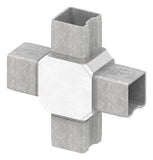 Verbindungsstück für Rohr 30x30x2mm, V4A | Artikel 88.1110163030
