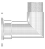 Wandhalter 90° V2A für Rohr 42,4 mm zum Stecken – Ansicht 2 | Artikel 88.1156092.320.42