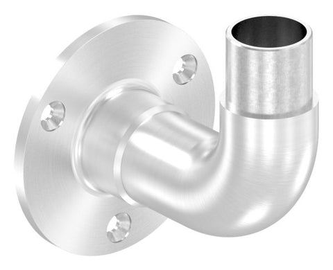 Wandhalter V2A für Rohr Ø 33,7 x 2,0 mm 90° steckbar | Artikel 88.1156091.320.33
