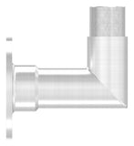 Wandhalter V2A für Rohr Ø 33,7 x 2,0 mm 90° zum Stecken – Ansicht 2 | Artikel 88.1156092.320.33