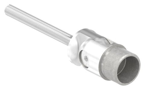 Wandhalter V2A für Rohr 33,7x2,0 mm mit Gelenk zum Einbetonieren | Artikel 88.1156259.320.33