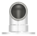 Wandhalter V2A für Rohr Ø 42,4 mm 90° kurz steckbar – Ansicht 2 | Artikel 11.3683.4