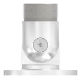Wandhalter V2A für Rohr 42,4 x 2,0 mm flexibel – Seitenansicht | Artikel 11.3690.4