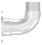 Wandhalter V2A für Rohr 42,4x2,0 mm 90° zum Stecken – Ansicht 2 | Artikel 88.1156091.320.42