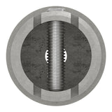 Winkelverbinder V2A Ø 42,4 mm auf 48,3 mm Anschluss oben Klemmschraube – Ansicht 3 | Artikel 11.3387.4