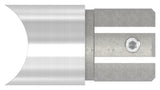 Winkelverbinder V2A Ø 42,4 mm auf 48,3 mm Anschluss oben Klemmschraube – Ansicht 6 | Artikel 11.3387.4