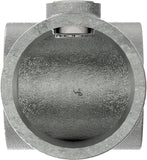 Rohrverbinder | T-Stück kurz für Ø 21,3 mm | 101T21