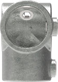 Rohrverbinder | Eckstück durchgehend für Ø 48.3 mm | 116D48