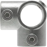 Rohrverbinder | Eckstück durchgehend für Ø 48.3 mm | 116D48
