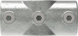 Rohrverbinder | Kreuzstück durchgehend für Ø 33,7 mm | 119B34