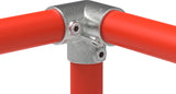 Dreiweg-Eckstück 90° Ø 21,3 mm aus feuerverzinktem Temperguss – 128T21