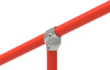 T-Stück kurz 30-60° Ø 26,9 mm aus feuerverzinktem Temperguss – 129A27
