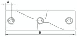 Rohrverbinder | Kreuzstück 30-45° für Ø 33,7 mm | 130B34