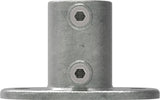 Rohrverbinder | Fußplatte oval Ø 26,9 mm | 132A27