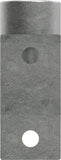 Rohrverbinder | Wandhalter Platte vertikal Ø 33,7 mm | 144B34