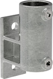 Rohrverbinder | Wandhalter Platte vertikal Ø 48.3 mm | 144D48