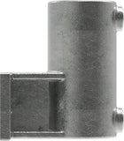 Rohrverbinder | Wandhalter Platte horizontal Ø 33,7 mm | 145B34