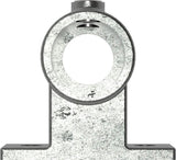 Rohrverbinder | Wandhalter Platte horizontal Ø 42,4 mm | 145C42