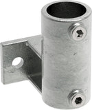 Rohrverbinder | Wandhalter Platte horizontal Ø 42,4 mm | 145C42