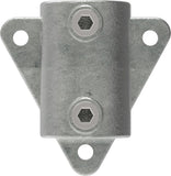Rohrverbinder | Wandhalter Dreieckflansch Ø 42,4 mm | 146C42