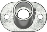 Rohrverbinder | Fußplatte oval 0-11° Neigung Ø 42,4 mm | 152C42