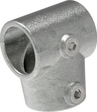 Rohrverbinder | T-Stück kurz verstellbar 0-11° Ø 42,4 mm | 153C42
