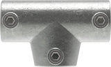 Rohrverbinder | T-Stück lang verstellbar 0-11° Ø 33,7 mm | 155B34