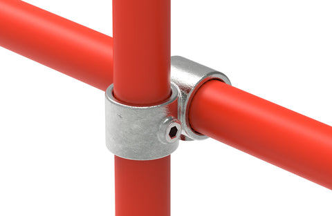 Rohrverbinder | Kreuzstück vorgesetzt 90° für Ø 48.3 mm | 161D48