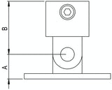 Rohrverbinder | Gelenkfuß für Ø 26,9 mm | 169A27