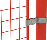 Rohrverbinder | Gitterhalter einfach für Ø 33,7 mm | 170B34