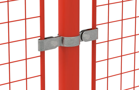 Rohrverbinder | Gitterhalter doppelt für Ø 60,3 mm | 171E60
